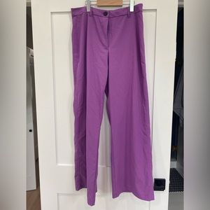 BERSHKA Purple Suit/Slack Pants